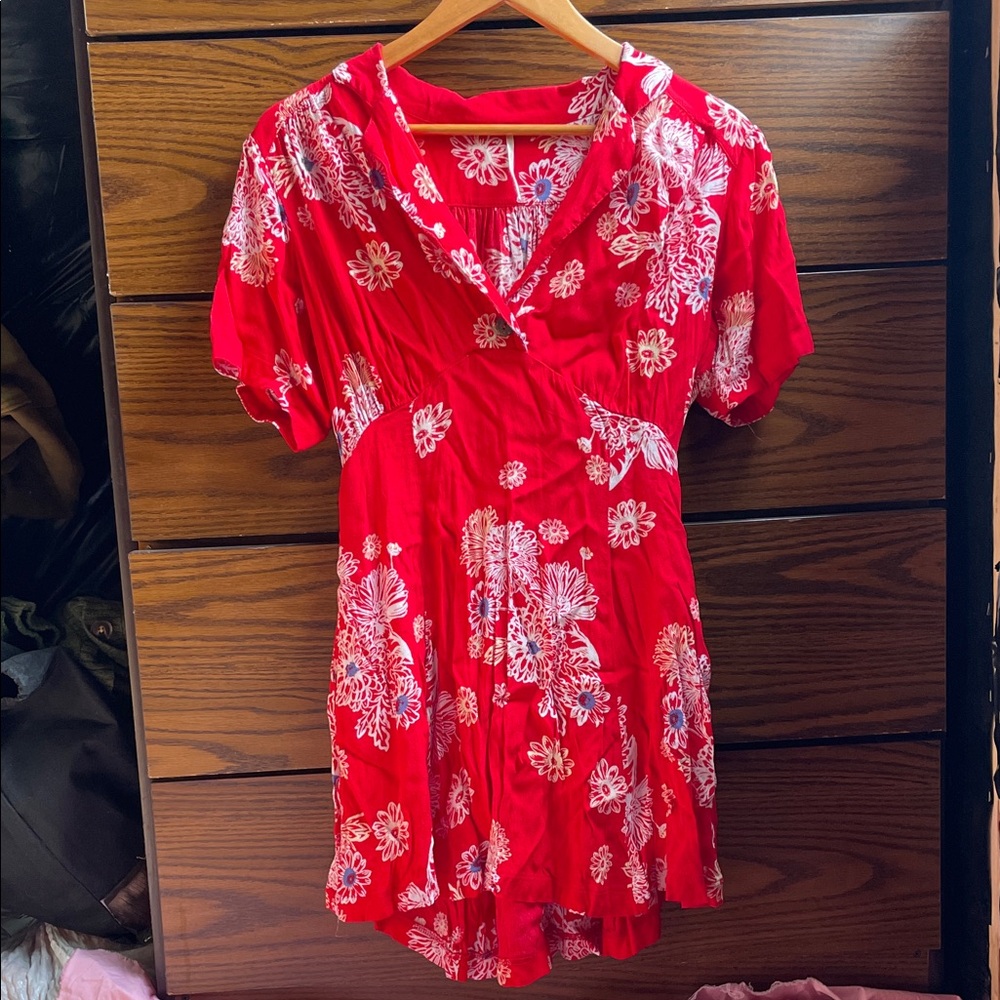 Free People Short Sleeve Dress
